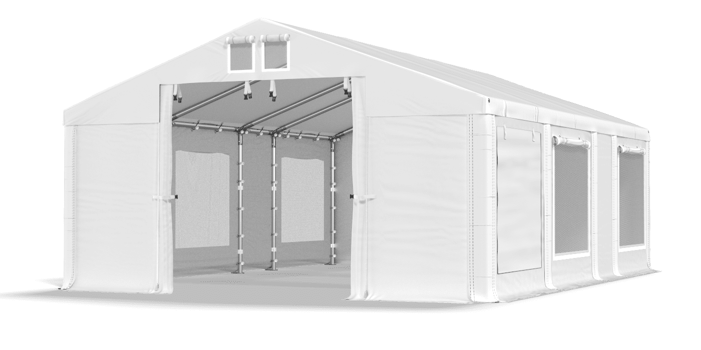 Brána stanu otvorená