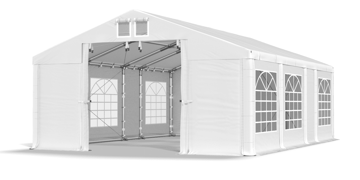 Brána stanu otvorená