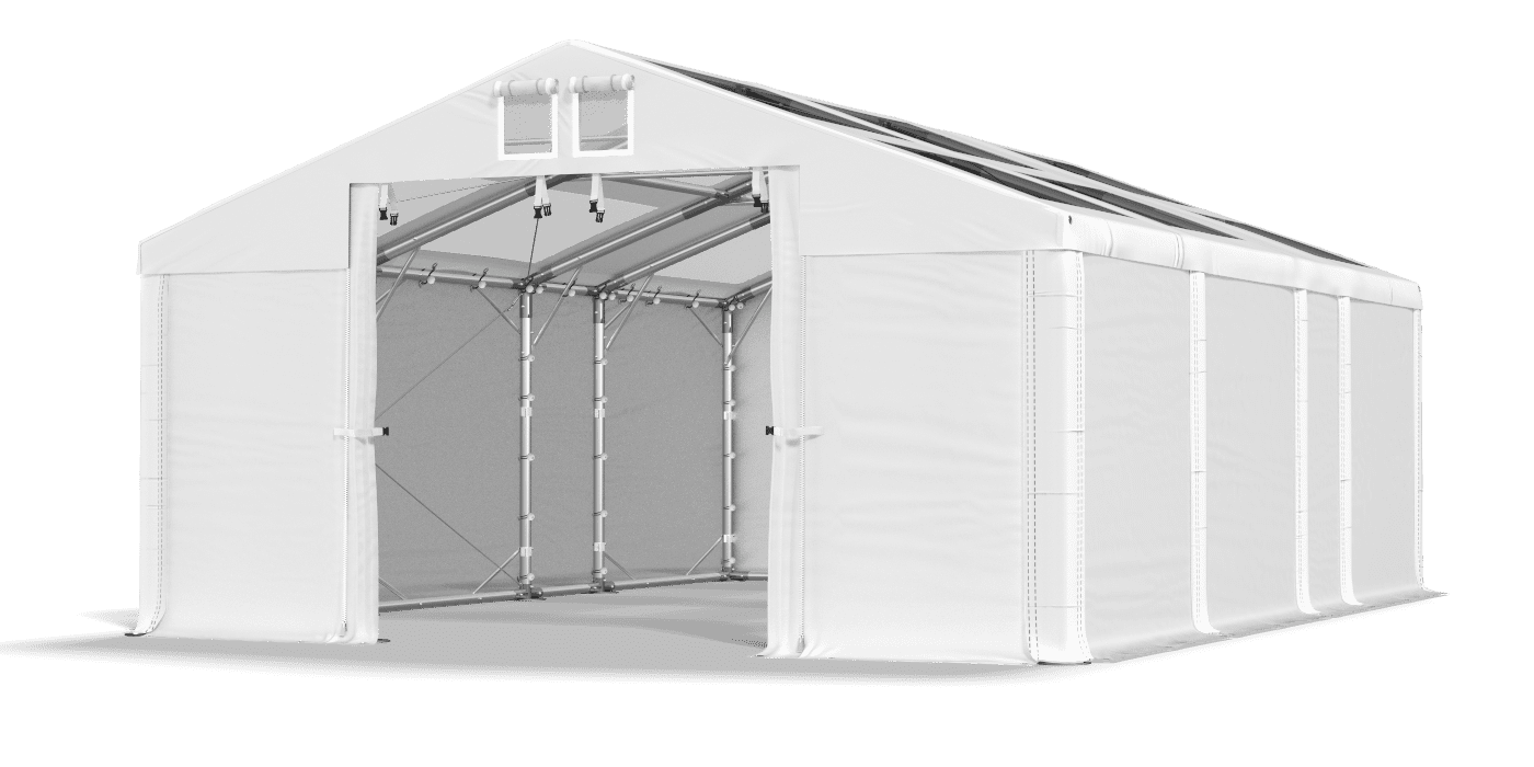 Brána stanu otvorená