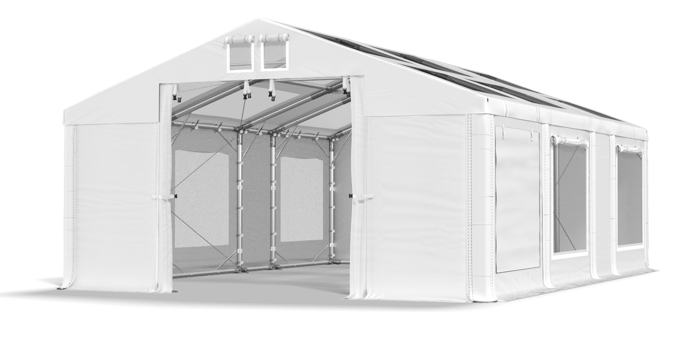 Brána stanu otvorená