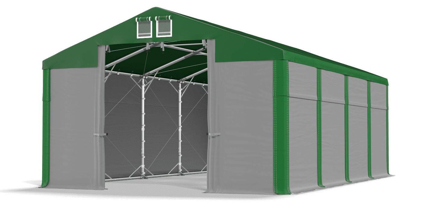 Brána stanu otvorená