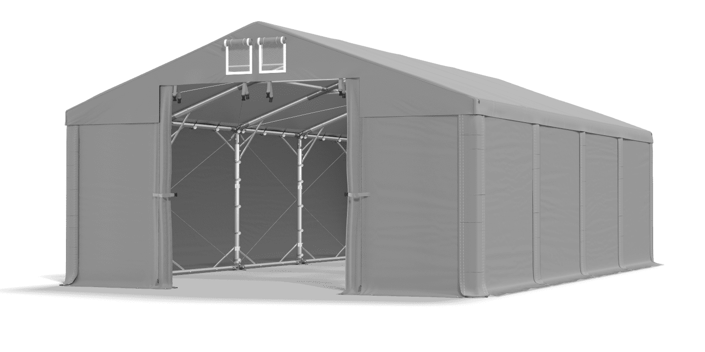 Brána stanu otvorená