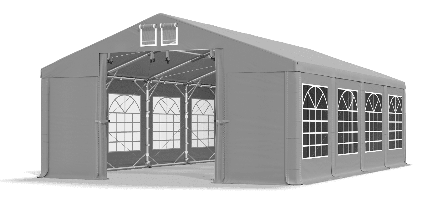 Brána stanu otvorená