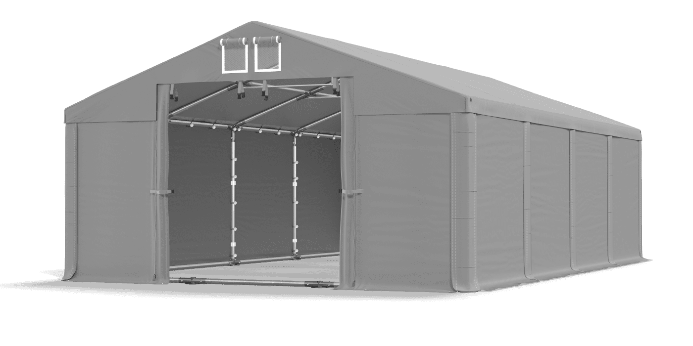 Brána stanu otvorená