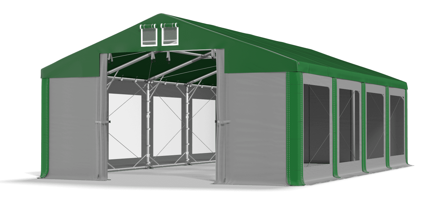 Brána stanu otvorená