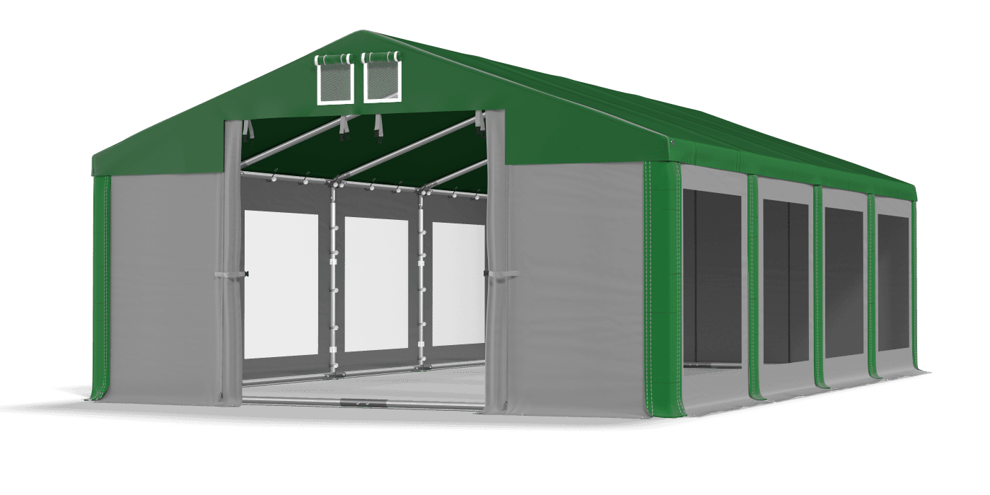 Brána stanu otvorená