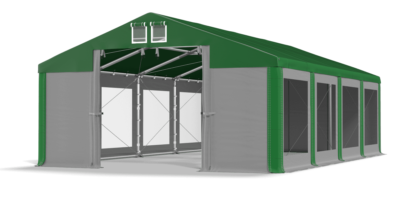 Brána stanu otvorená