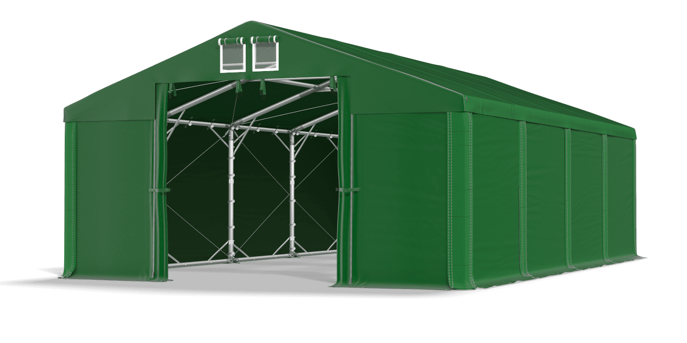 Brána stanu otvorená