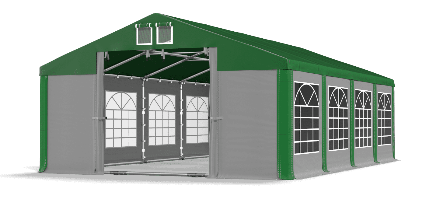 Brána stanu otvorená