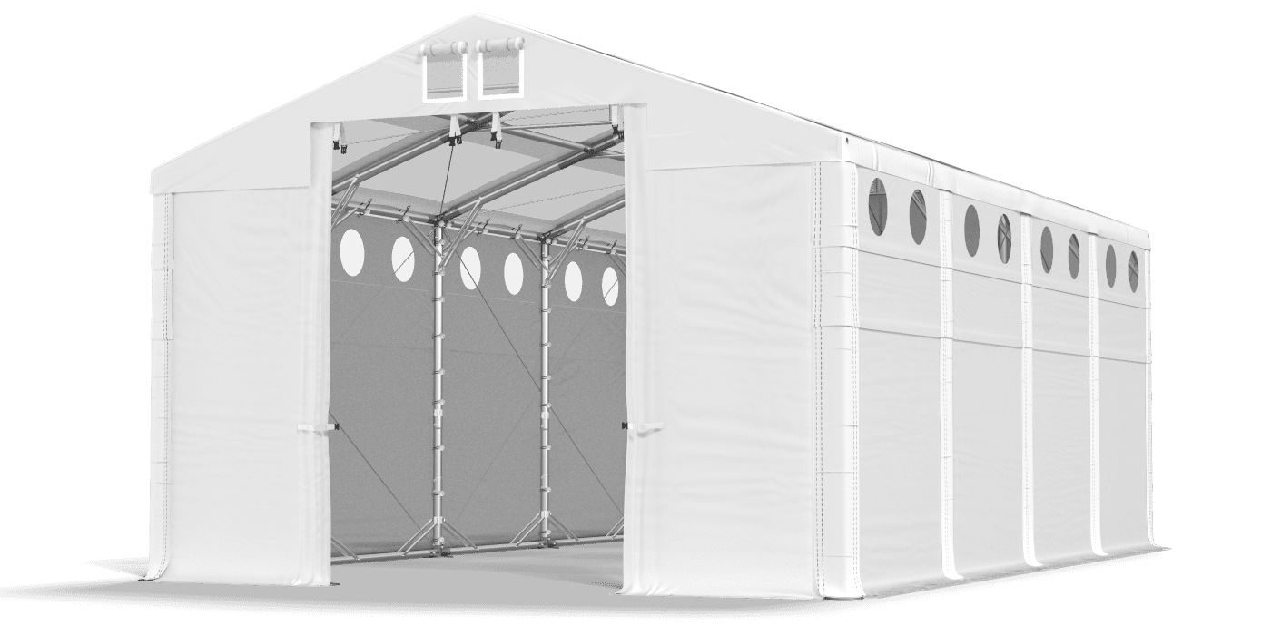 Brána stanu otvorená