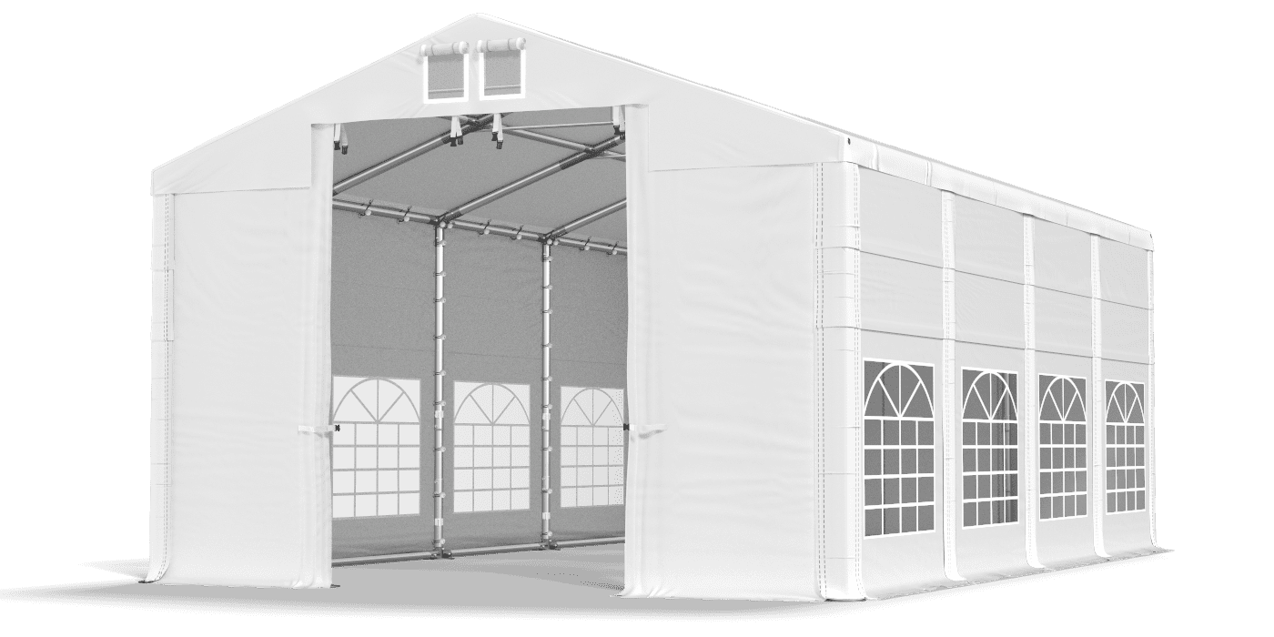 Brána stanu otvorená