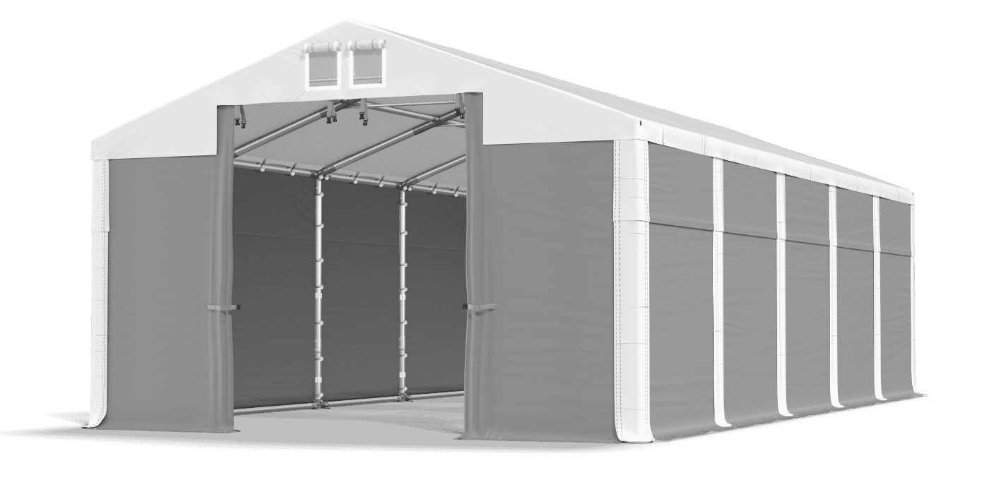 Brána stanu otvorená