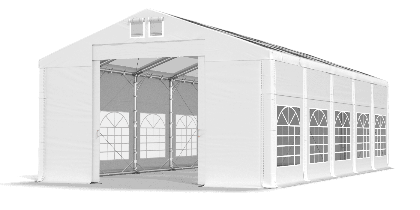 Brána stanu otvorená