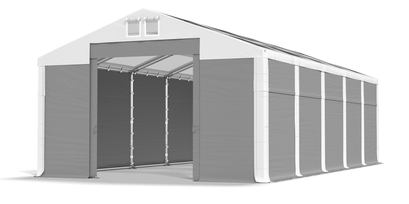 Brána stanu otvorená