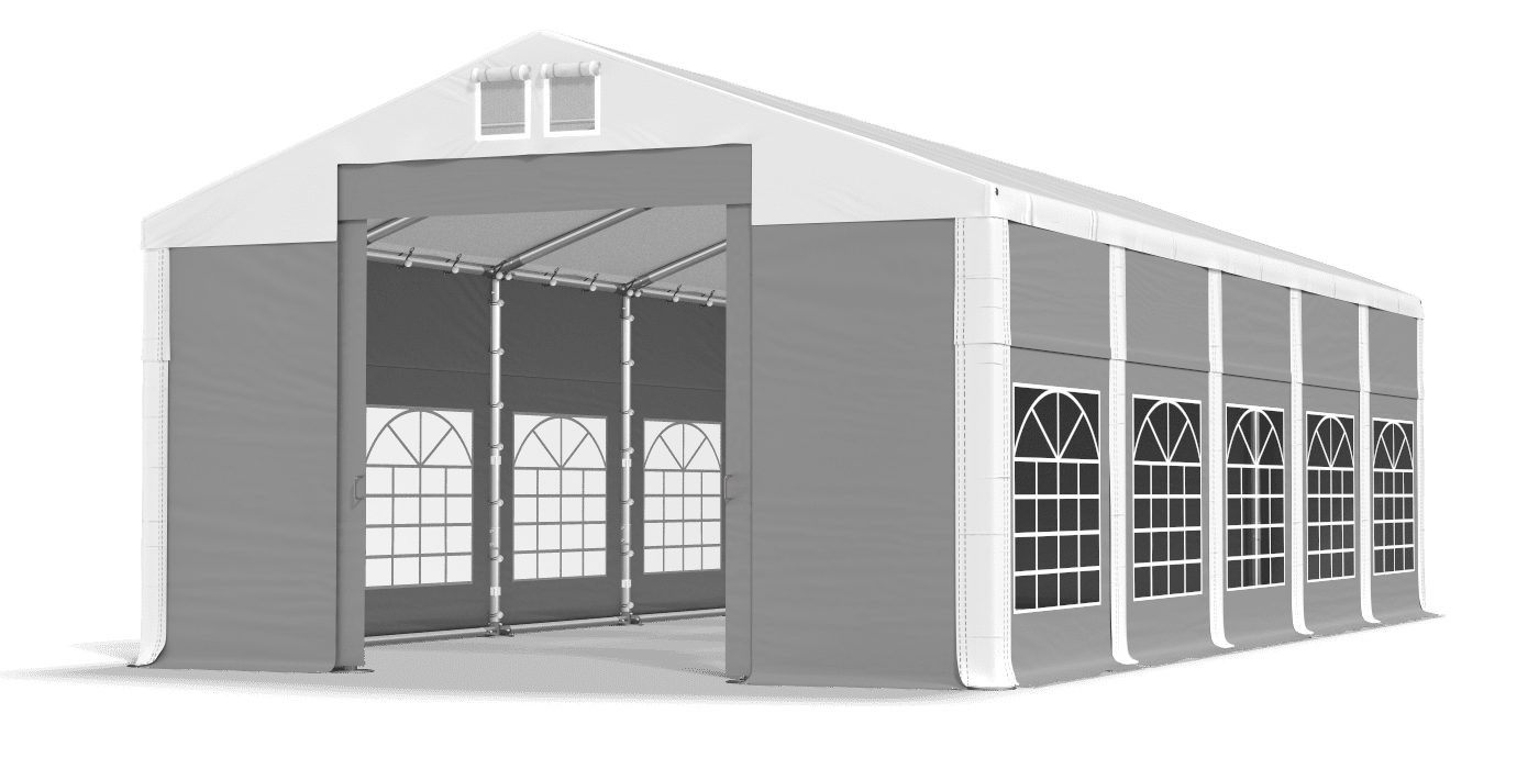 Brána stanu otvorená