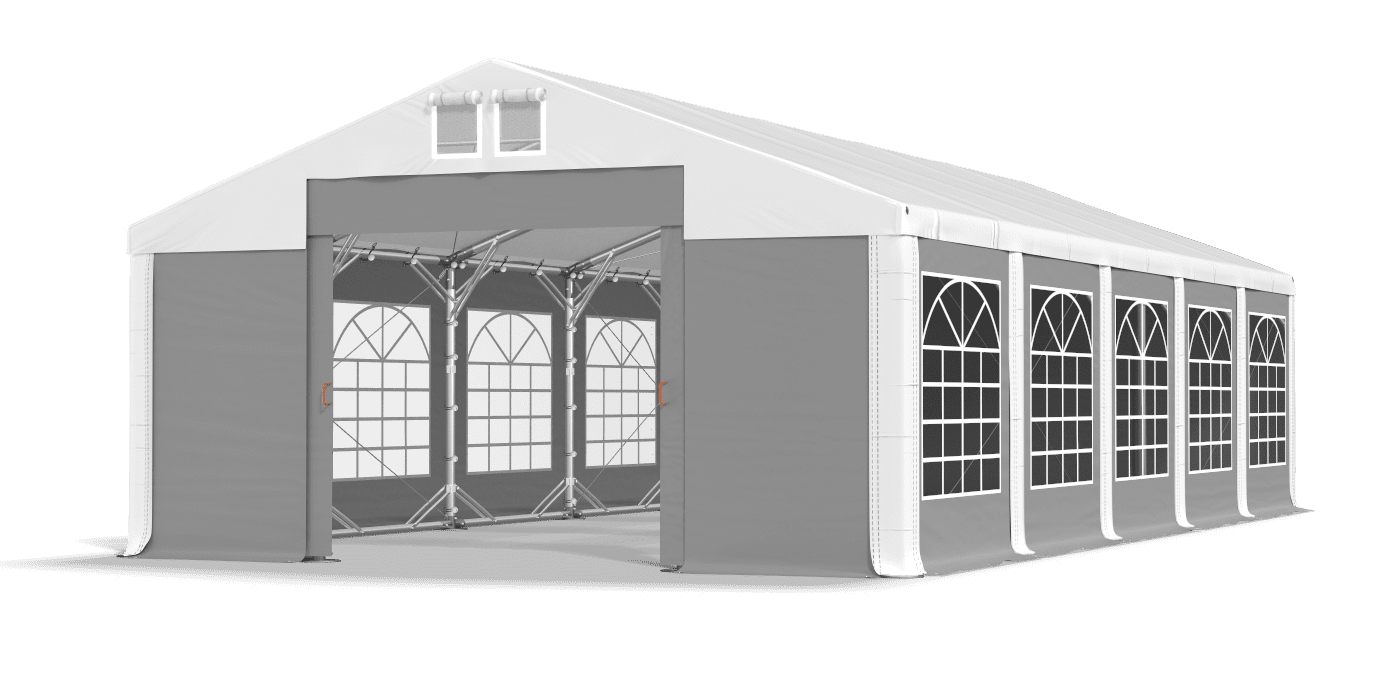 Brána stanu otvorená