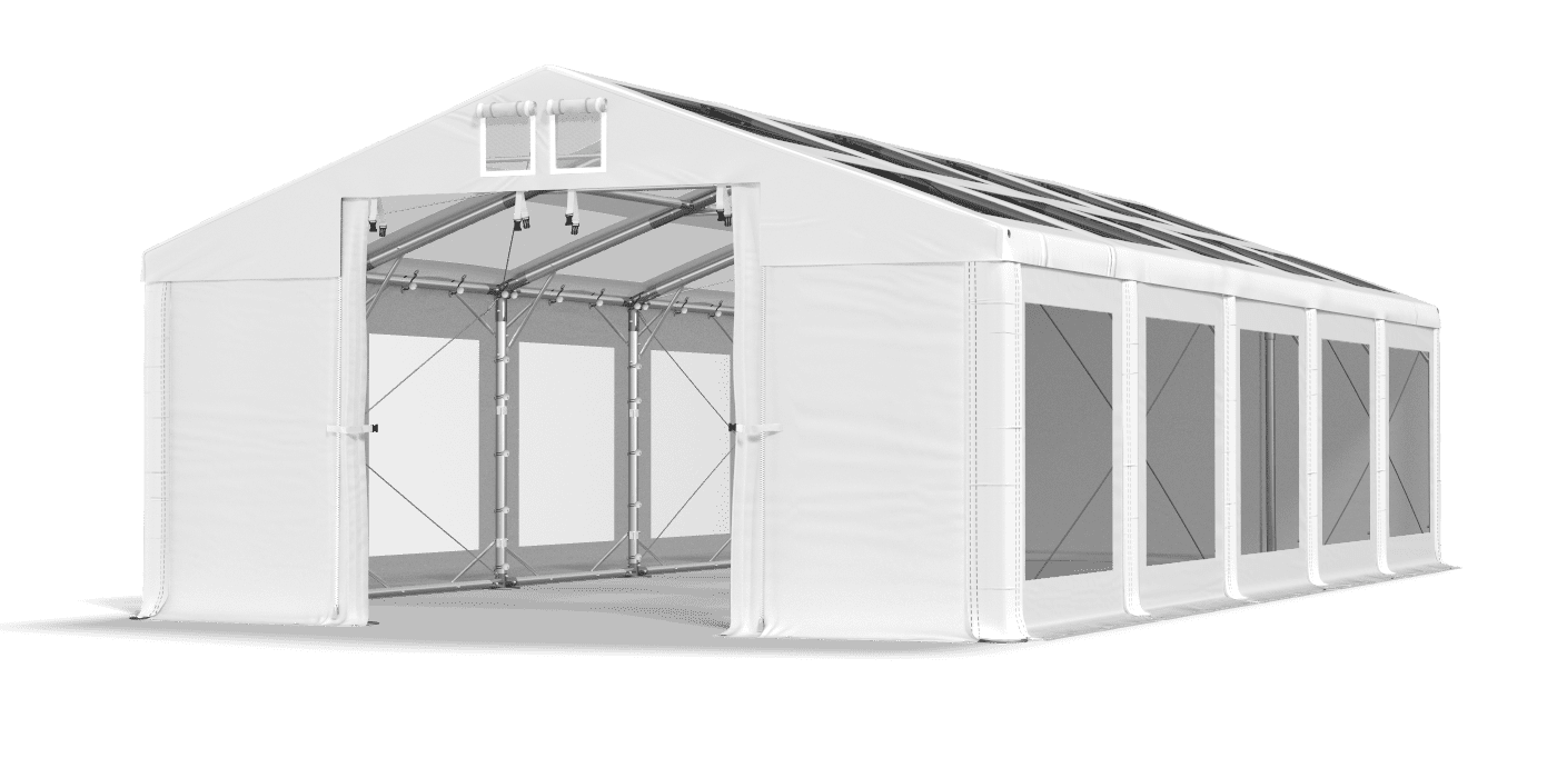 Brána stanu otvorená