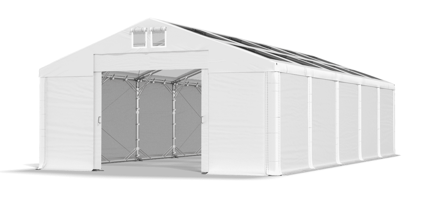 Brána stanu otvorená