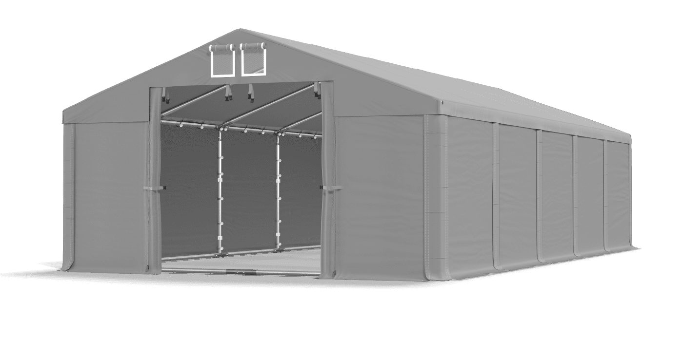 Brána stanu otvorená