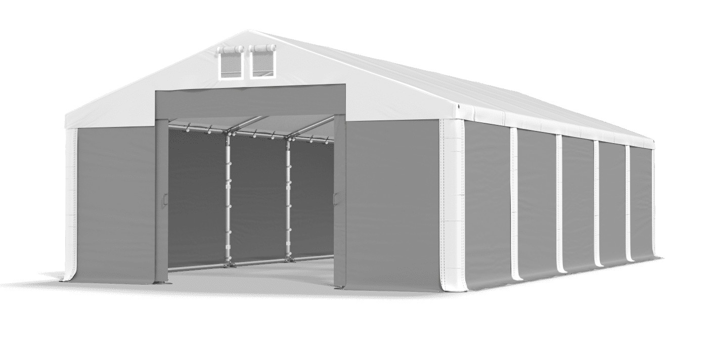 Brána stanu otvorená