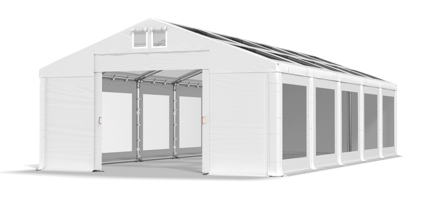 Brána stanu otvorená