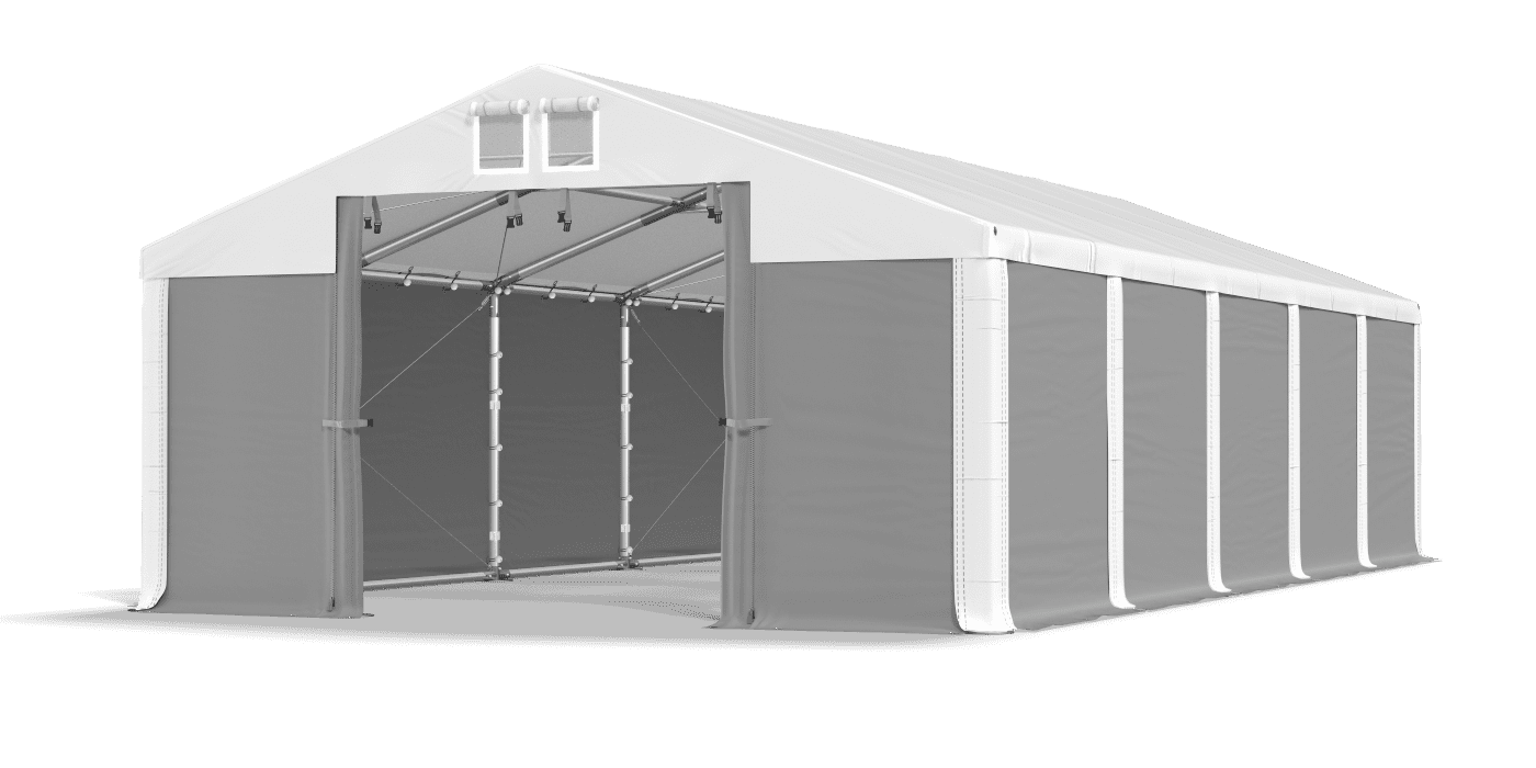 Brána stanu otvorená