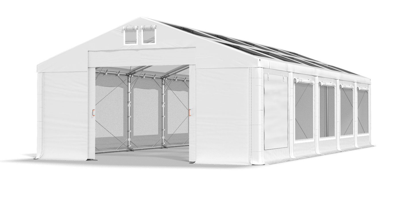 Brána stanu otvorená