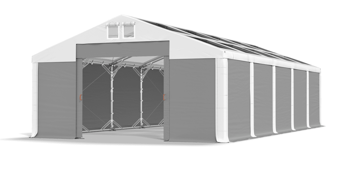 Brána stanu otvorená