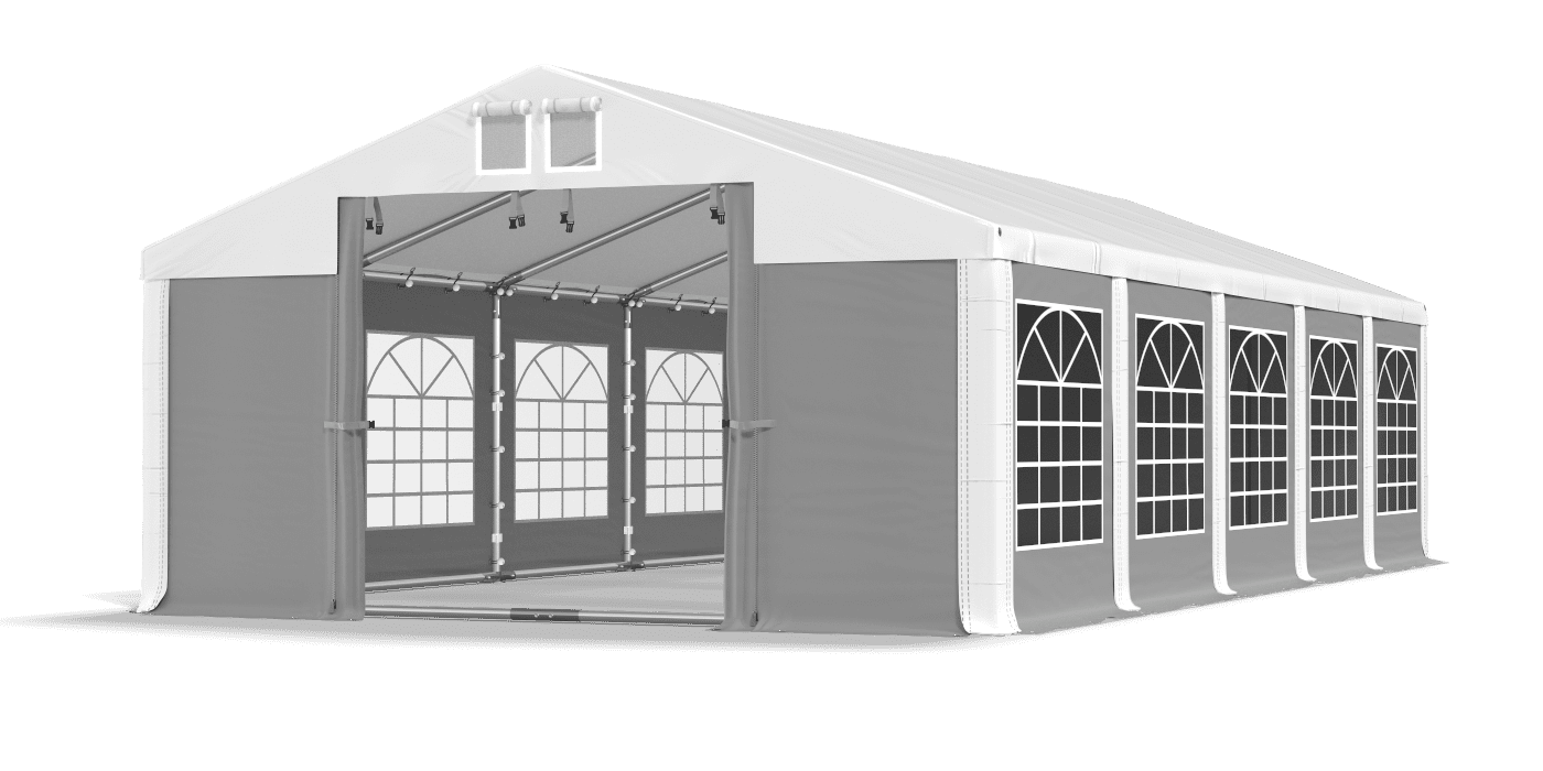 Brána stanu otvorená