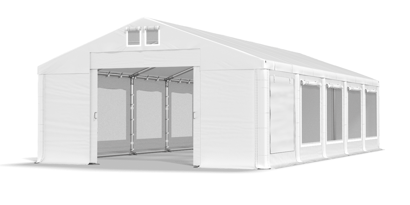 Brána stanu otvorená