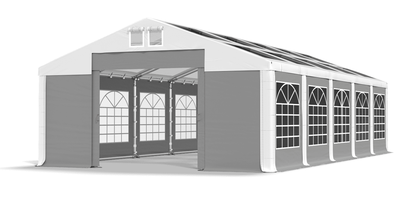 Brána stanu otvorená