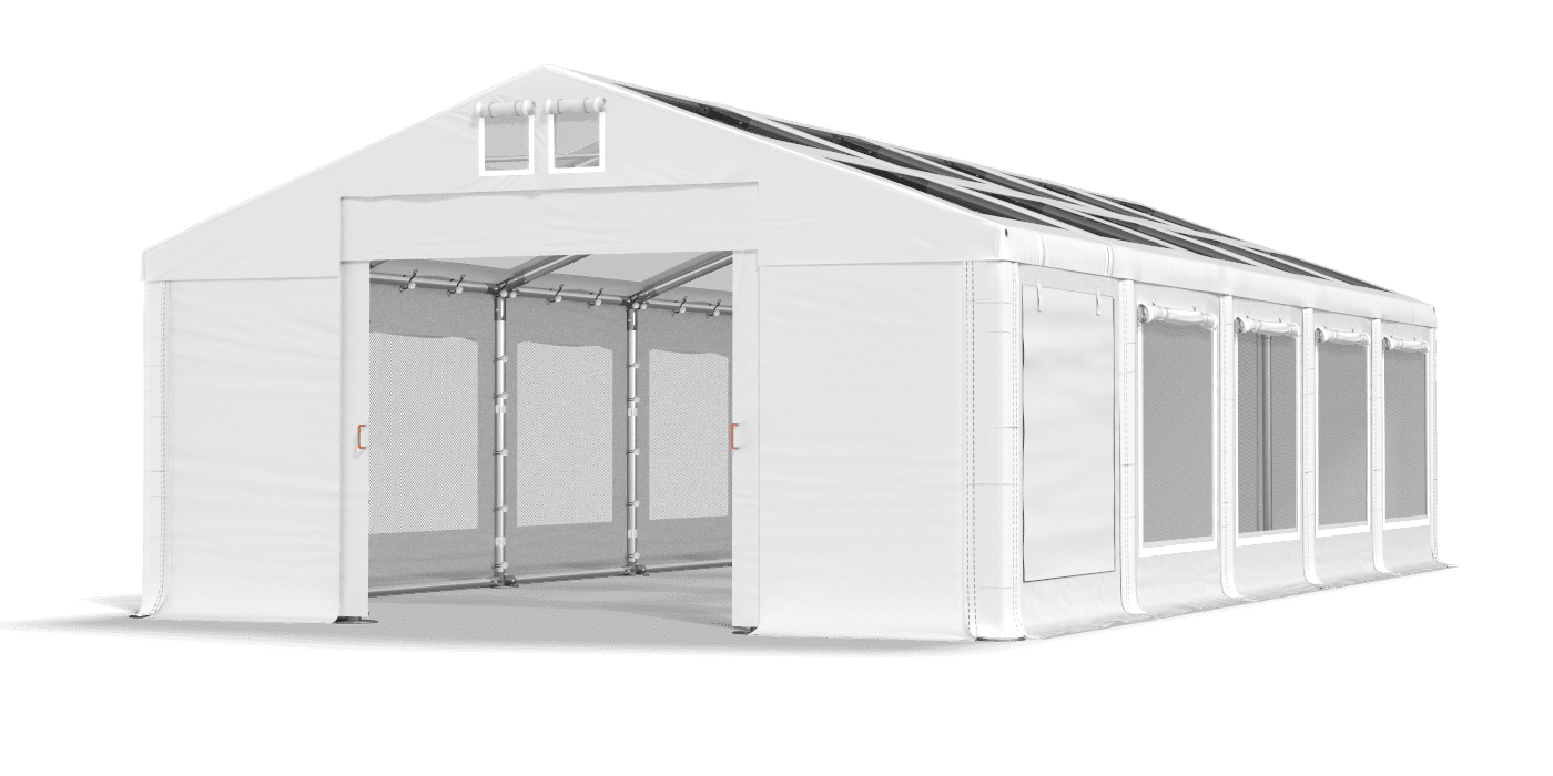 Brána stanu otvorená