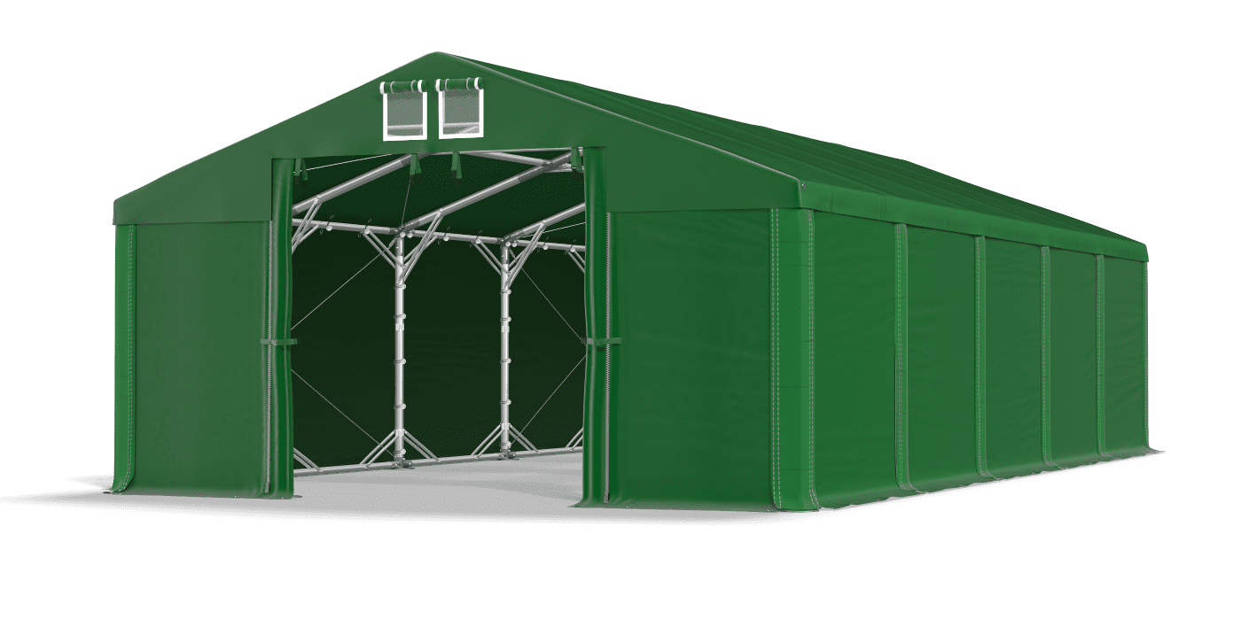 Brána stanu otvorená