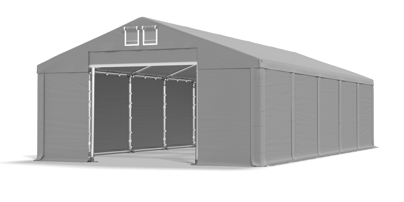 Brána stanu otvorená