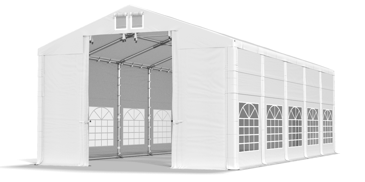 Brána stanu otvorená