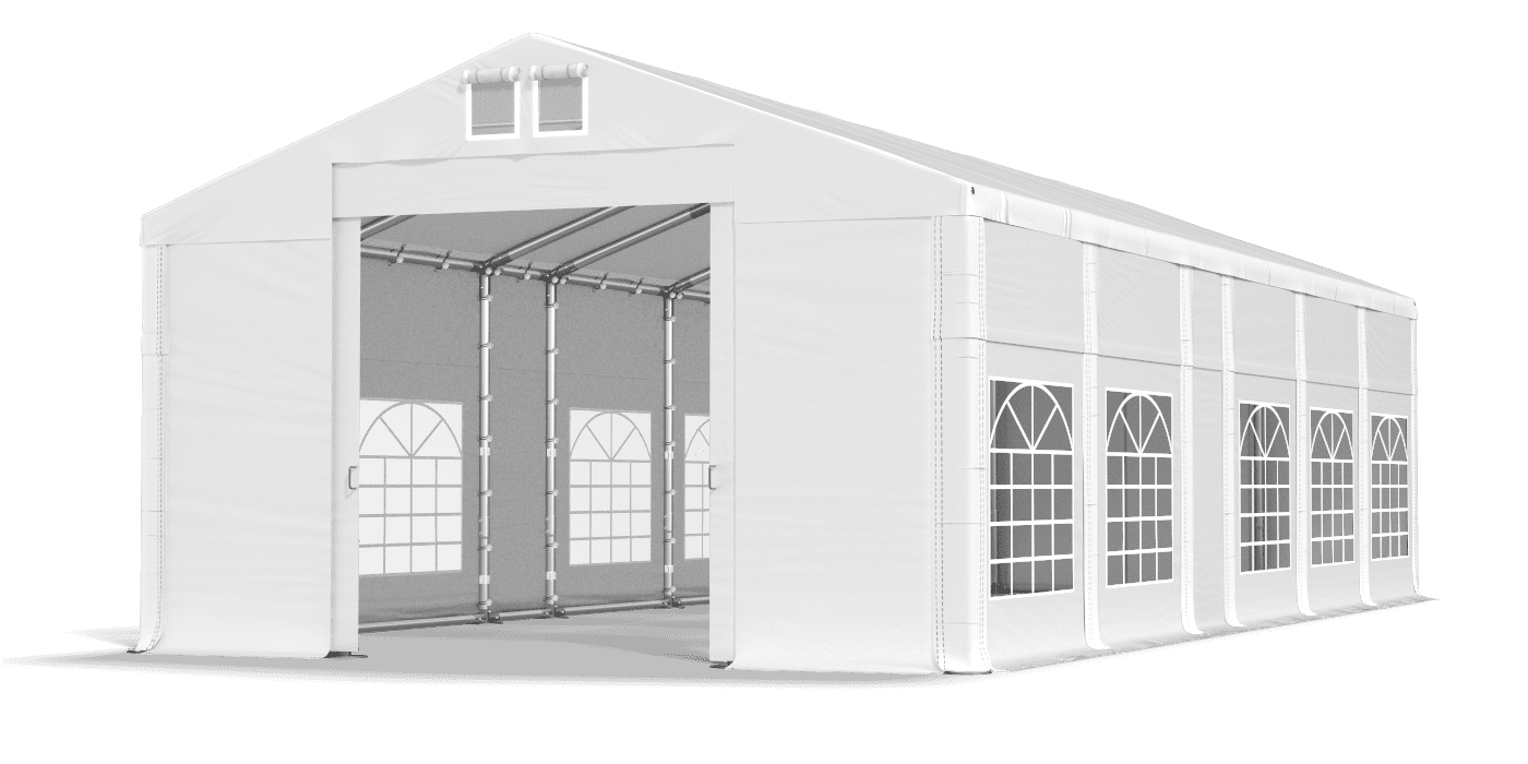 Brána stanu otvorená