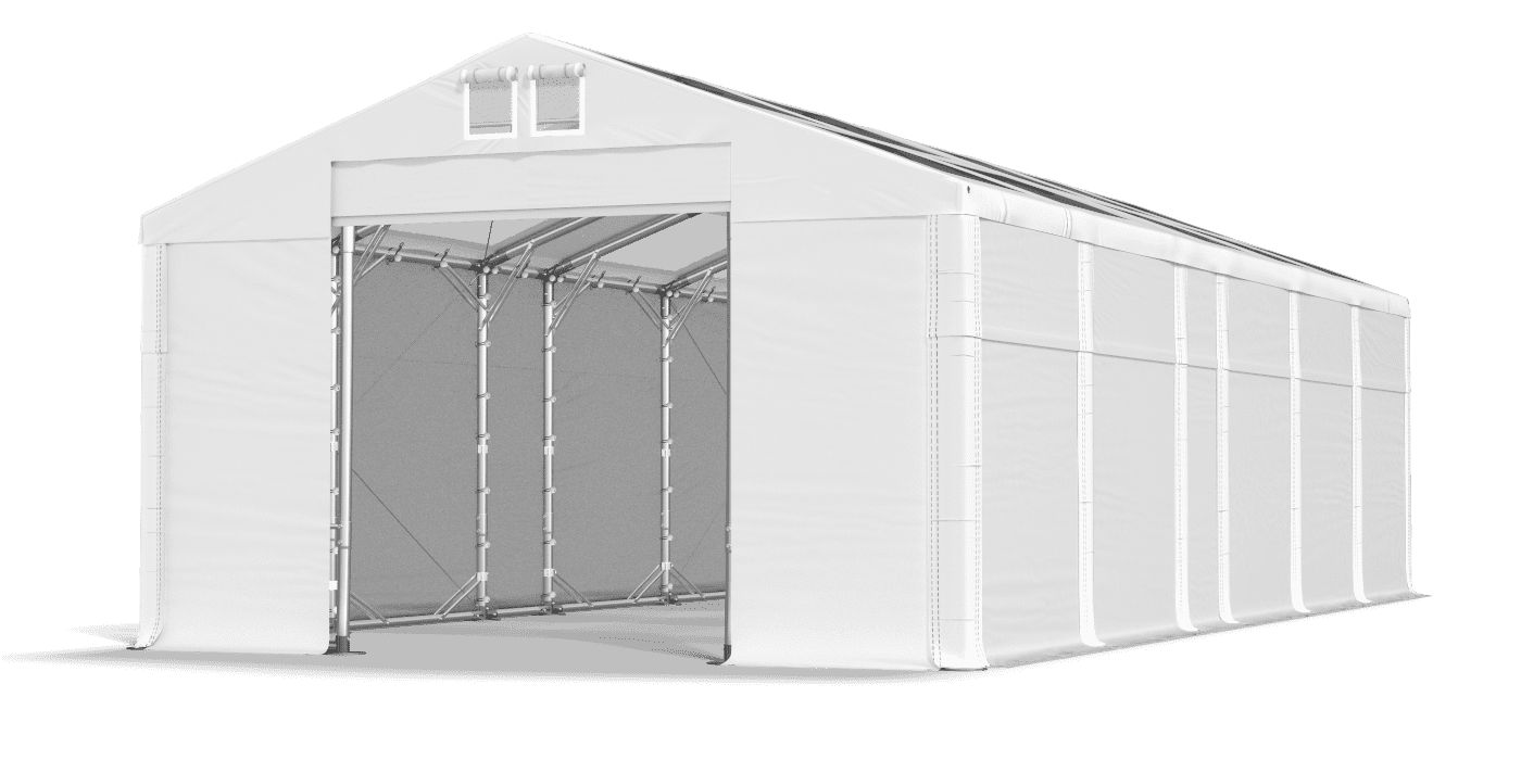 Brána stanu otvorená