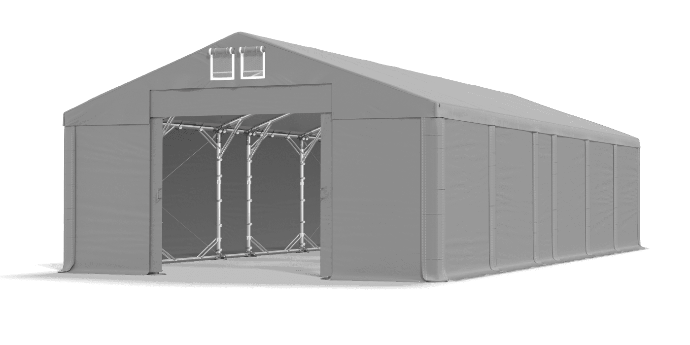 Brána stanu otvorená