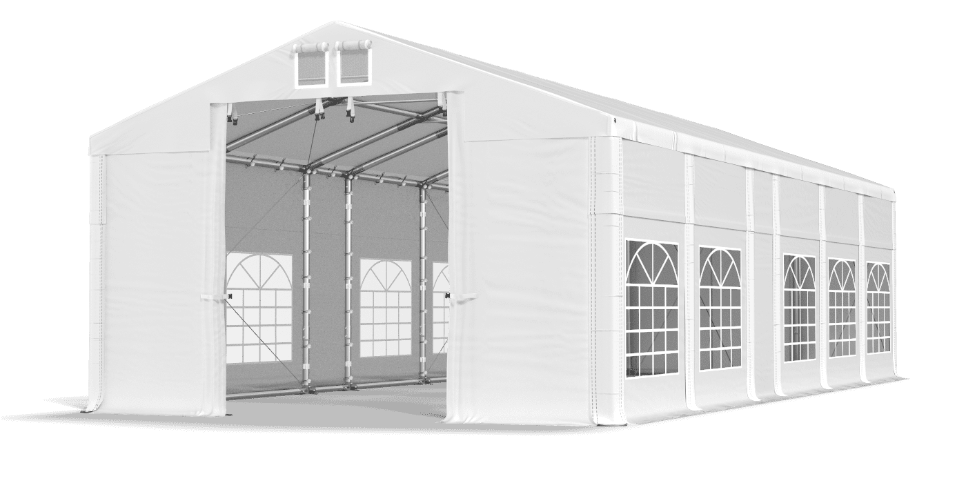 Brána stanu otvorená