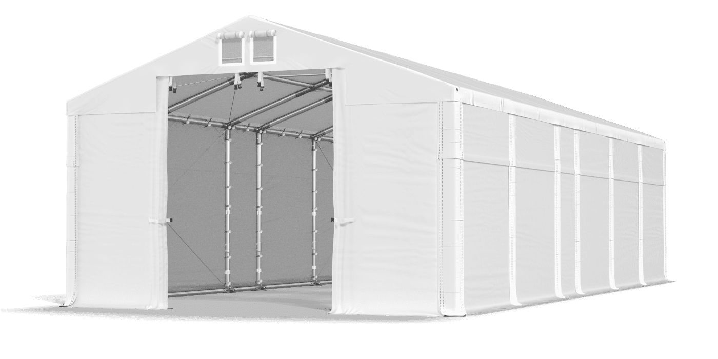 Brána stanu otvorená