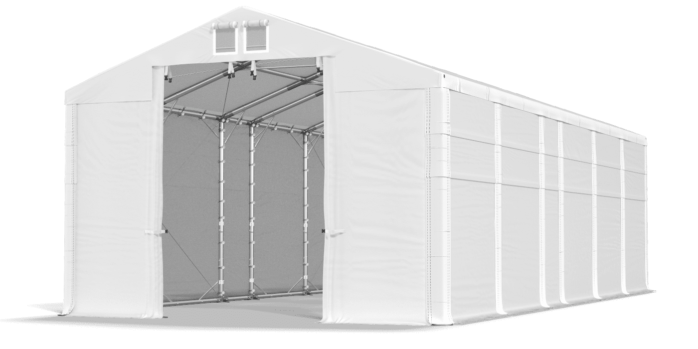 Brána stanu otvorená