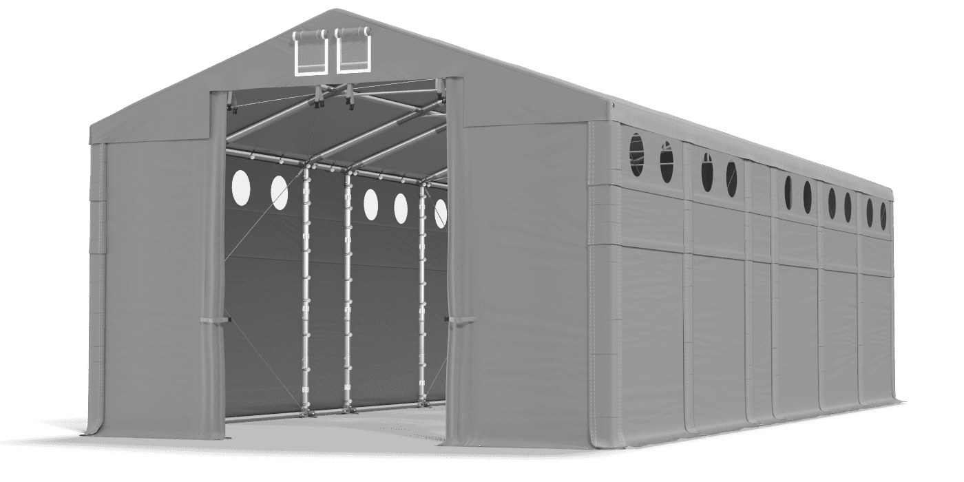 Brána stanu otvorená