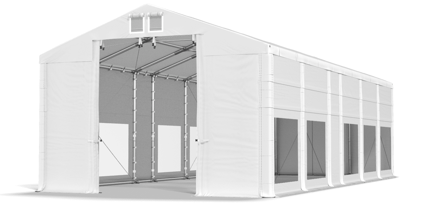 Brána stanu otvorená