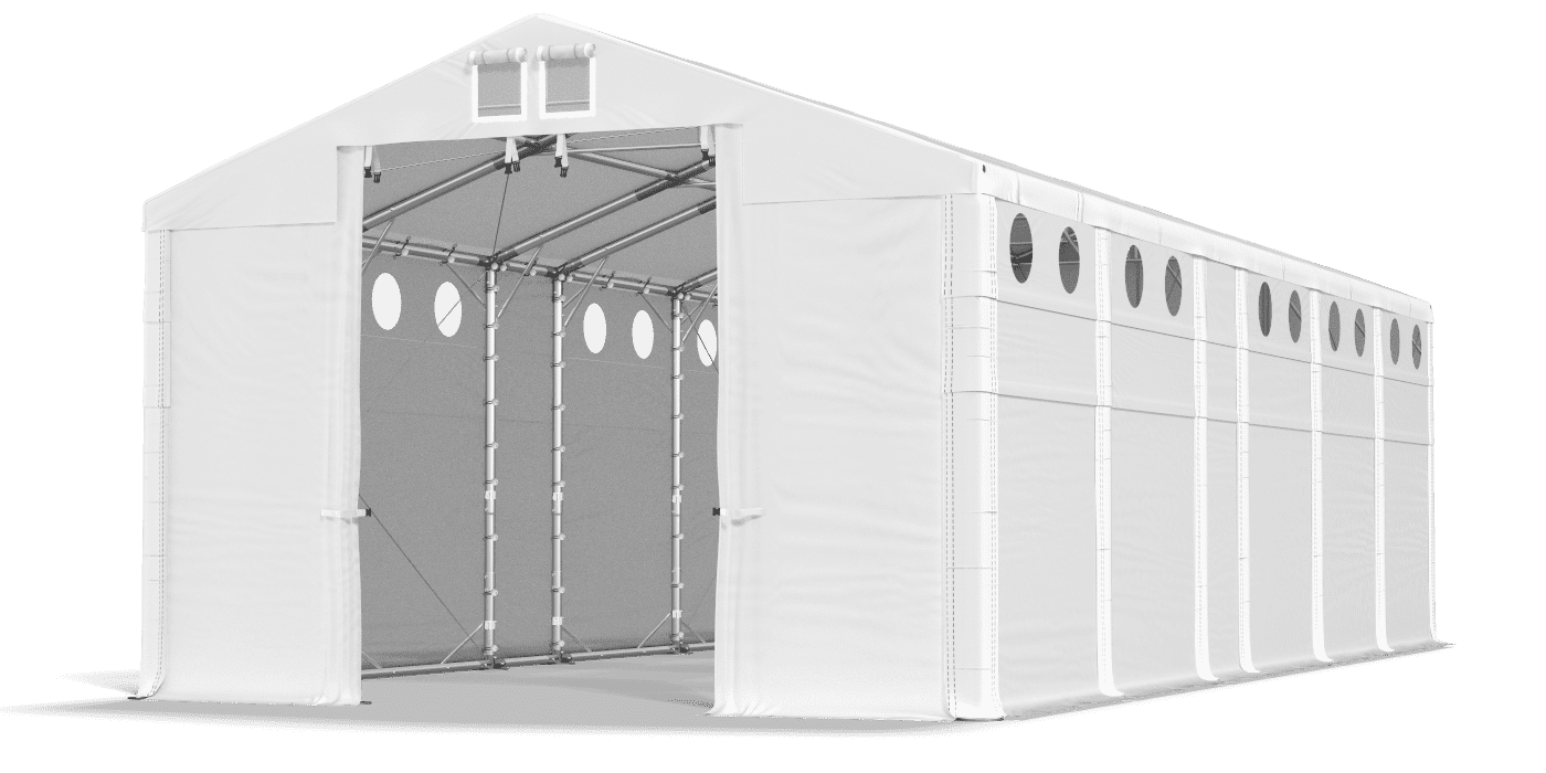 Brána stanu otvorená