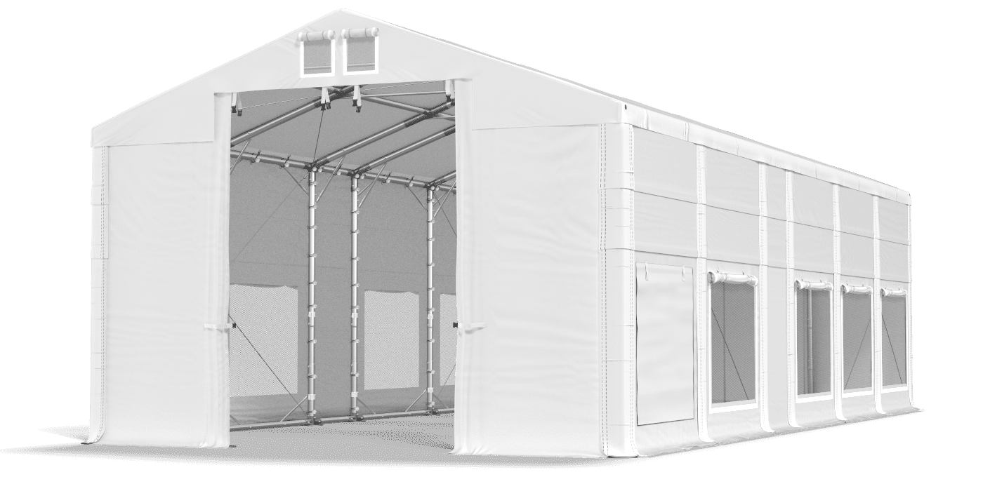 Brána stanu otvorená