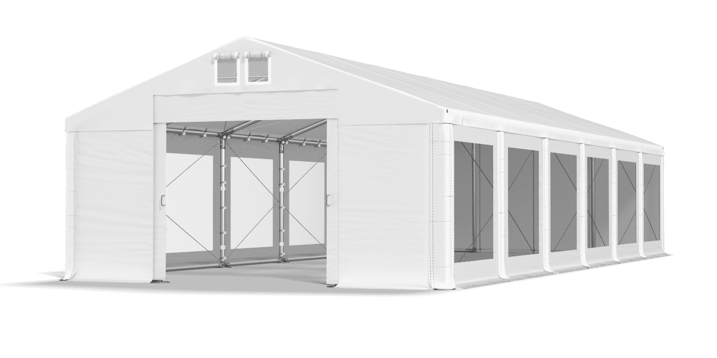 Brána stanu otvorená