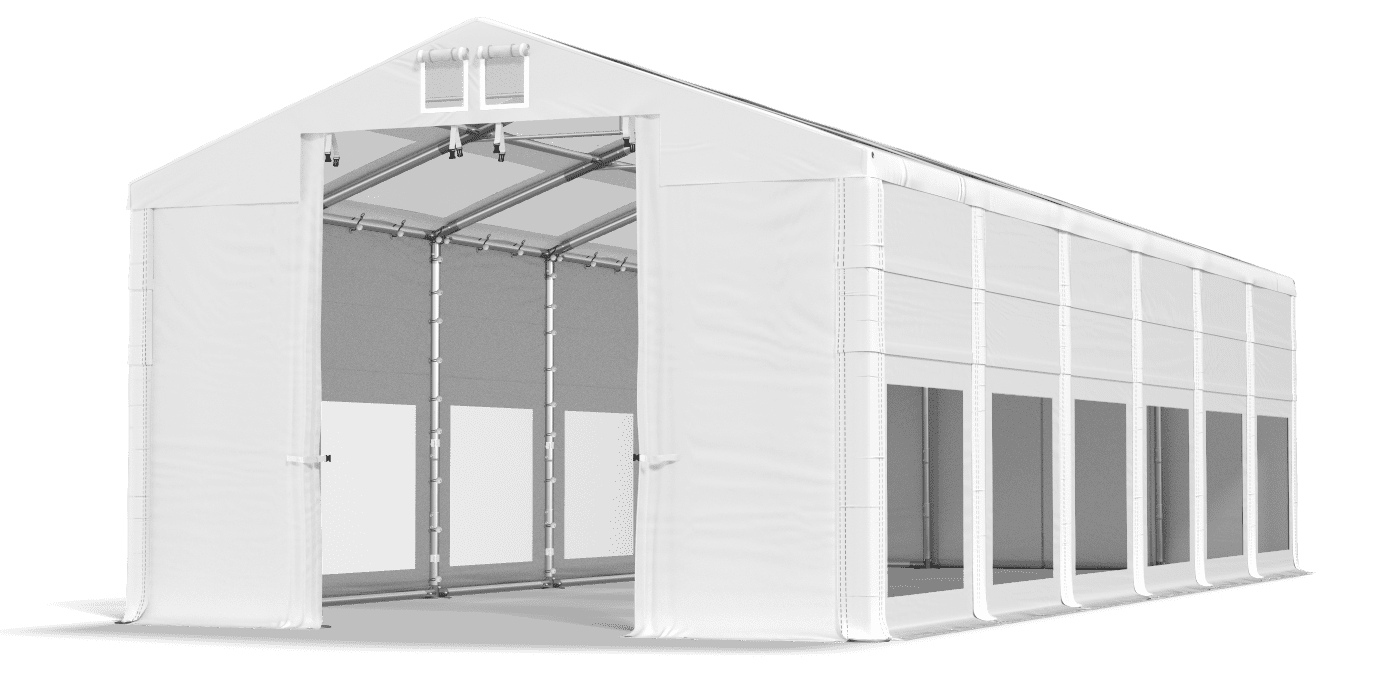 Brána stanu otvorená