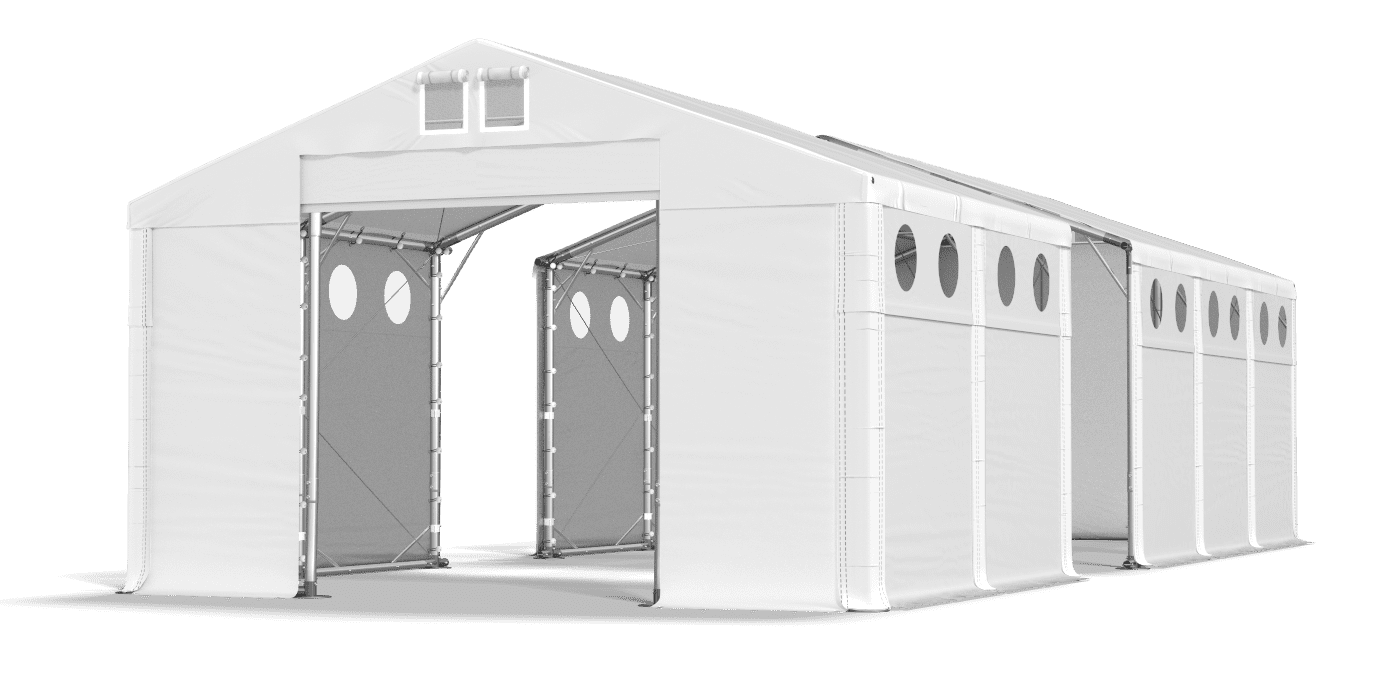 Brána stanu otvorená