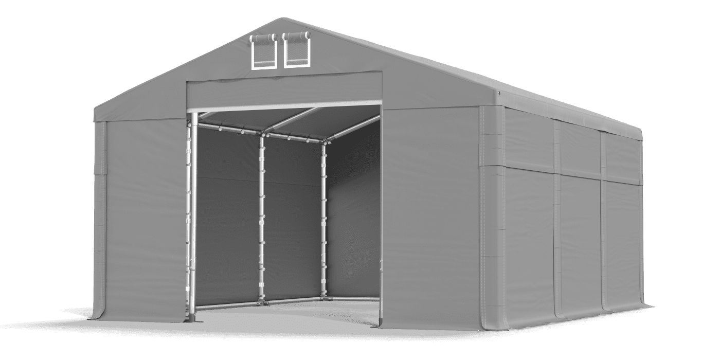 Brána stanu otvorená