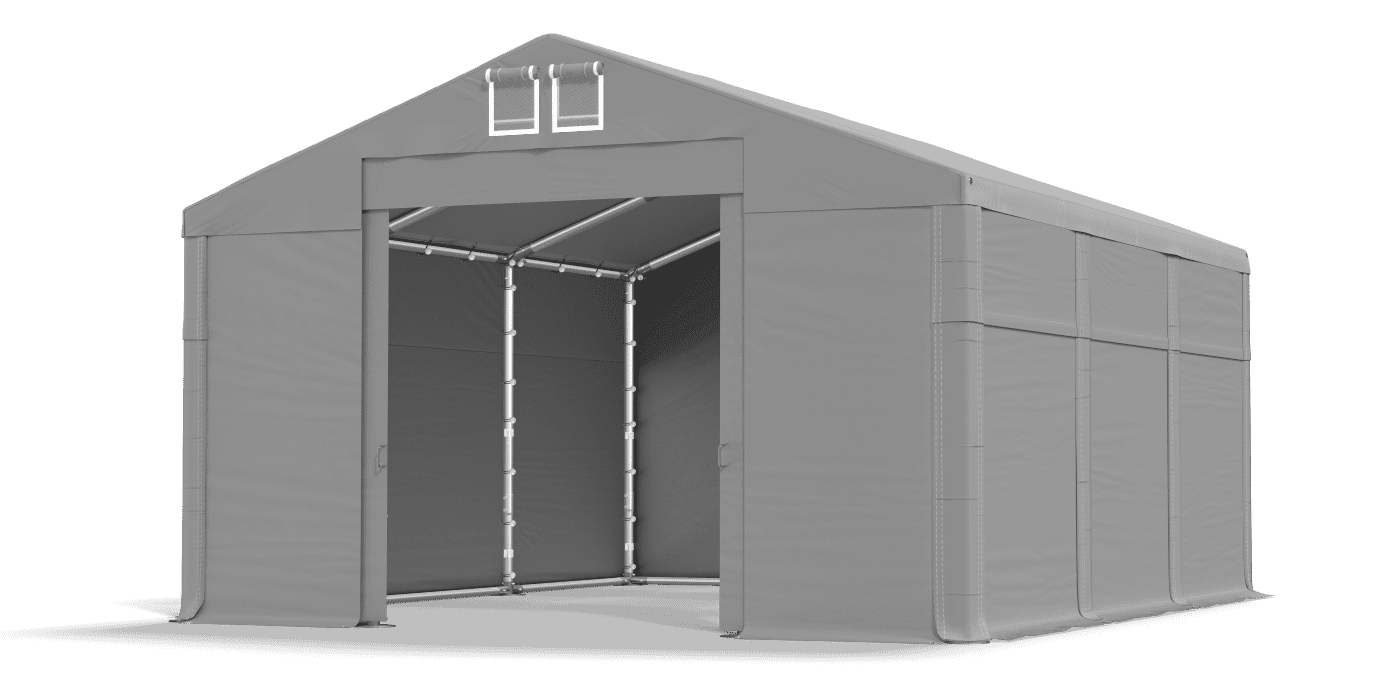 Brána stanu otvorená